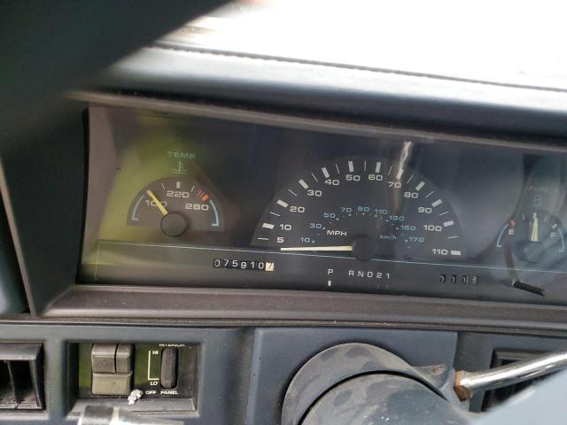 1G3AG55N1P6448899 - 1993 OLDSMOBILE CUTLASS CI S Ağ foto 9