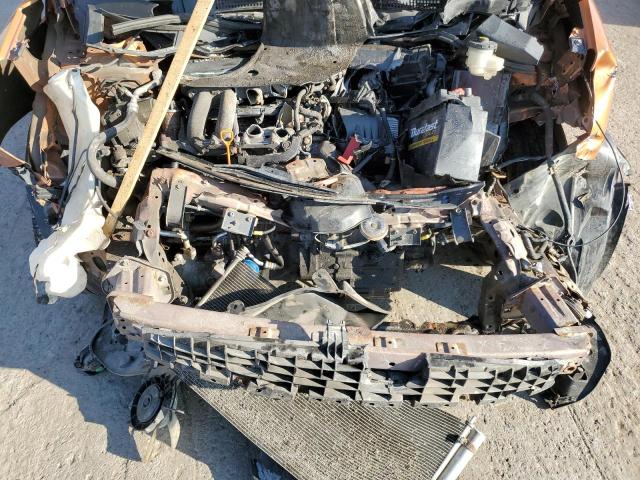 JHMGE8H67AC020669 - 2010 HONDA FIT SPORT ORANGE photo 11