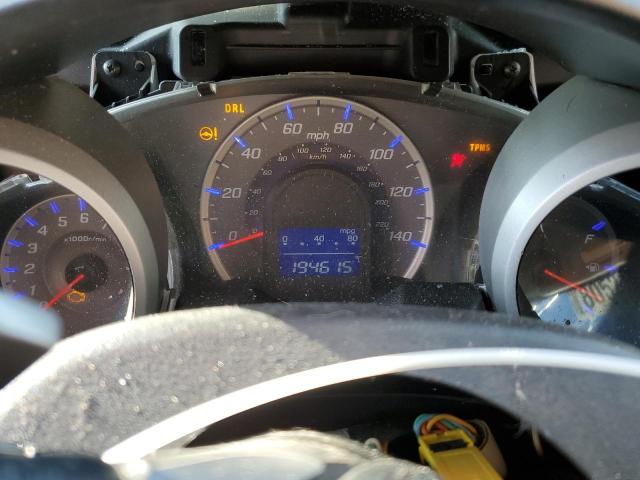 JHMGE8H67AC020669 - 2010 HONDA FIT SPORT ORANGE photo 9