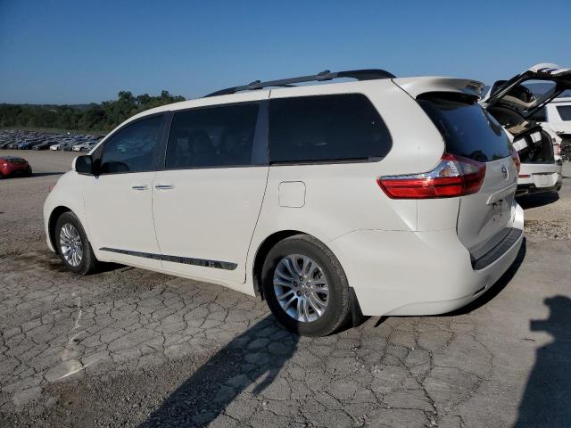 5TDYK3DC8FS644726 - 2015 TOYOTA SIENNA XLE WHITE photo 2
