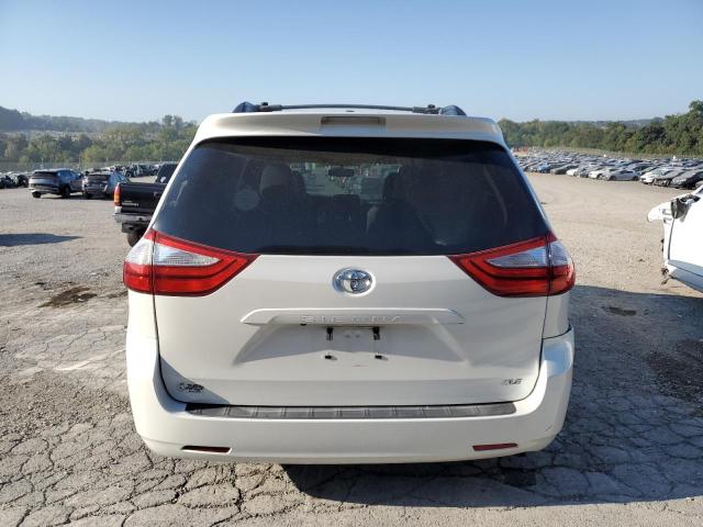 5TDYK3DC8FS644726 - 2015 TOYOTA SIENNA XLE WHITE photo 6