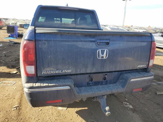 5FPYK3F54KB003867 - 2019 HONDA RIDGELINE RTL BLUE photo 6