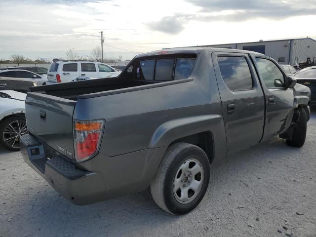 2HJYK16268H522548 - 2008 HONDA RIDGELINE RT GRAY photo 3