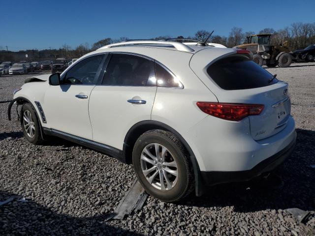 JN8AS1MU4BM711590 - 2011 INFINITI FX35 WHITE photo 2