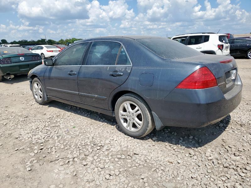 1HGCM56797A025973 - 2007 HONDA ACCORD EX GRAY photo 2