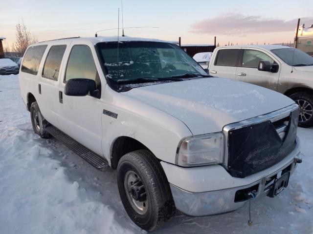 1FMSU41P75ED40803 - 2005 FORD EXCURSION XLT WHITE photo 4