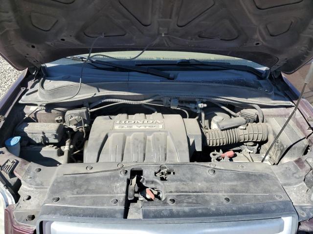 5FNYF18657B031921 - 2007 HONDA PILOT EXL ბურგუნდია ფოტო 12