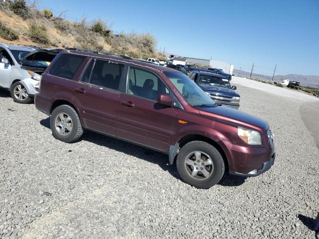 5FNYF18657B031921 - 2007 HONDA PILOT EXL ბურგუნდია ფოტო 4
