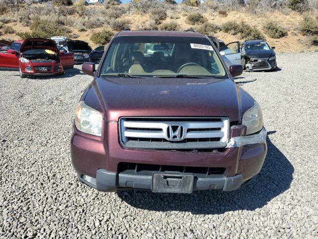 5FNYF18657B031921 - 2007 HONDA PILOT EXL ბურგუნდია ფოტო 5