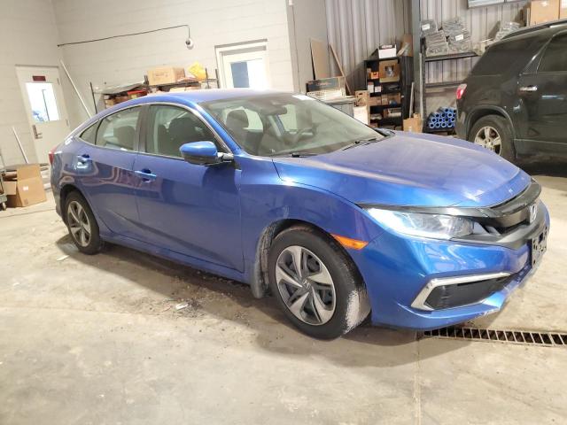 2HGFC2F67LH545090 - 2020 HONDA CIVIC LX BLUE photo 4