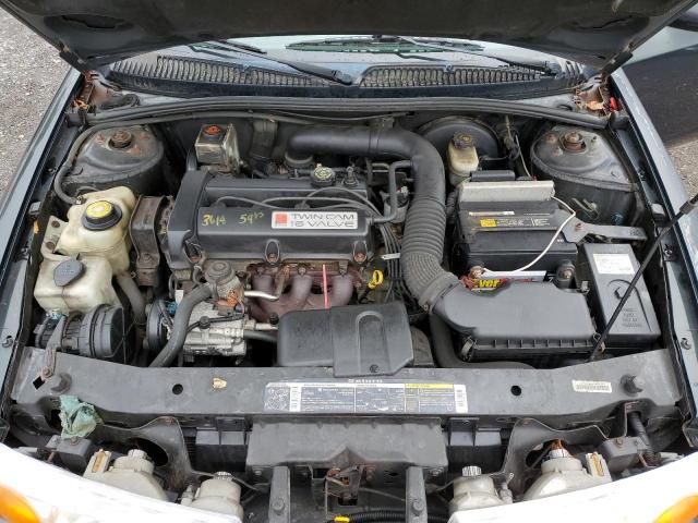 1G8ZK52741Z352630 - 2001 SATURN SL2 GREEN photo 11