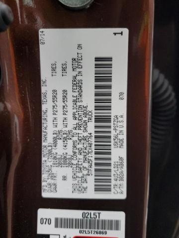 5TFAW5F17EX407764 - 2014 TOYOTA TUNDRA CREWMAX PLATINUM 棕色 照片 12