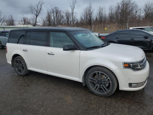 2FMHK6DT8DBD26911 - 2013 FORD FLEX LIMITED WHITE photo 4