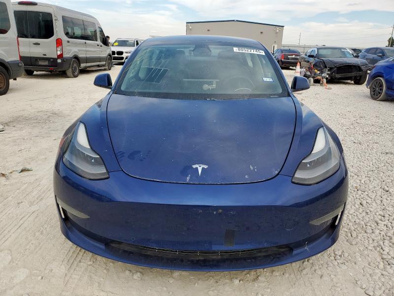 5YJ3E1EA0MF976437 - 2021 TESLA MODEL 3 BLUE photo 5