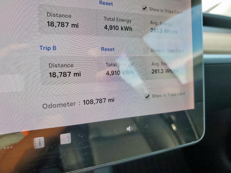 5YJ3E1EA0MF976437 - 2021 TESLA MODEL 3 BLUE photo 9