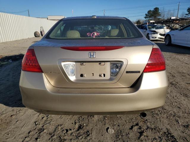 1HGCM56807A028608 - 2007 HONDA ACCORD EX GOLD photo 6