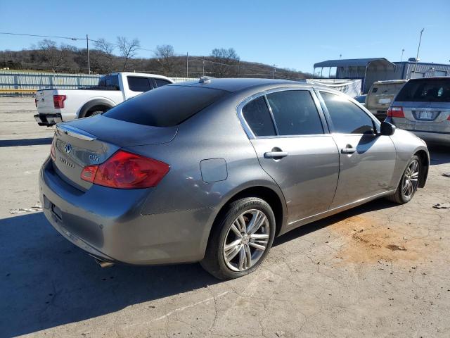 JN1CV6AR4DM755412 - 2013 INFINITI G37 GRAY photo 3