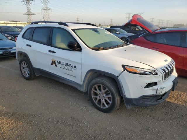 1C4PJLAB1HW644242 - 2017 JEEP CHEROKEE SPORT WHITE photo 4