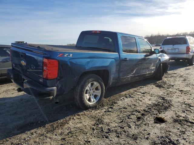 3GCUKREC4JG550589 - 2018 CHEVROLET SILVERADO K1500 LT BLUE photo 3