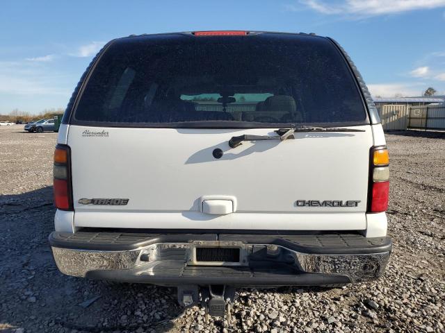 1GNEC13Z64J292970 - 2004 CHEVROLET TAHOE C1500 WHITE photo 6