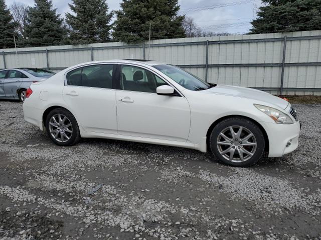 JN1CV6AR6CM970336 - 2012 INFINITI G37 WHITE photo 4