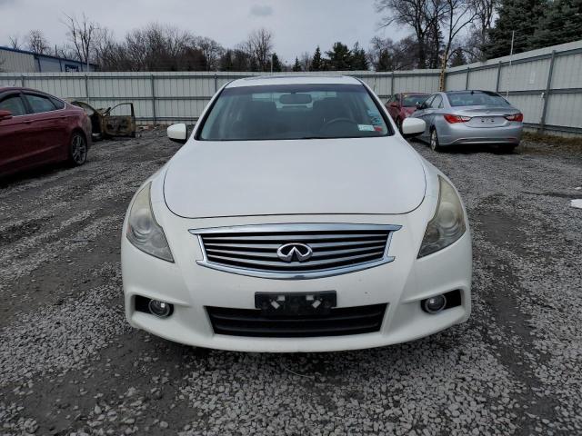 JN1CV6AR6CM970336 - 2012 INFINITI G37 WHITE photo 5