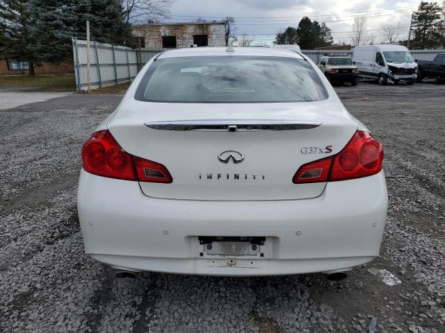 JN1CV6AR6CM970336 - 2012 INFINITI G37 WHITE photo 6