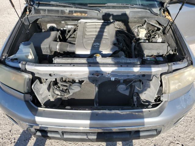 5TFRM5F19AX012505 - 2010 TOYOTA TUNDRA DOUBLE CAB SR5 SILVER photo 11