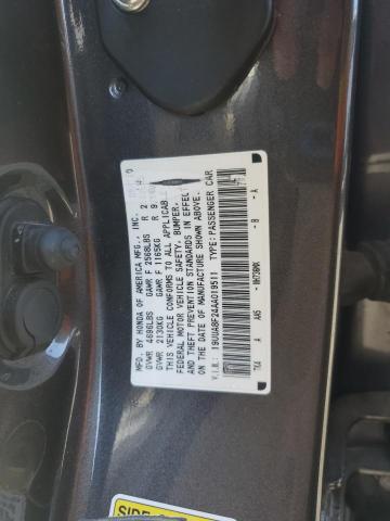 19UUA8F24AA019511 - 2010 ACURA TL 灰色 照片 13