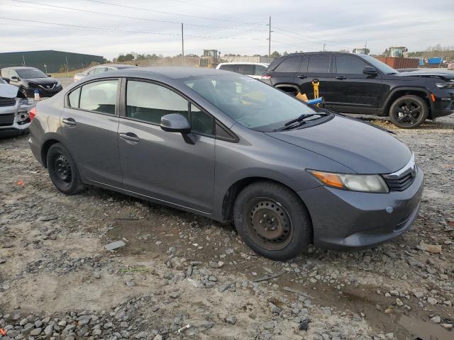 19XFB2F59CE340360 - 2012 HONDA CIVIC LX GRAY photo 4