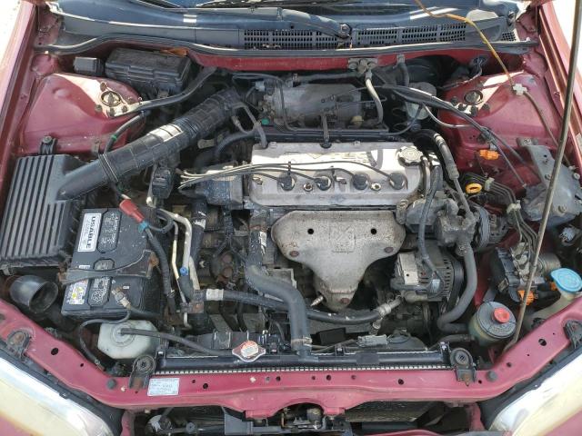 1HGCG56602A001990 - 2002 HONDA ACCORD EX RED photo 11