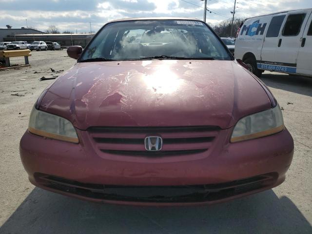 1HGCG56602A001990 - 2002 HONDA ACCORD EX RED photo 5