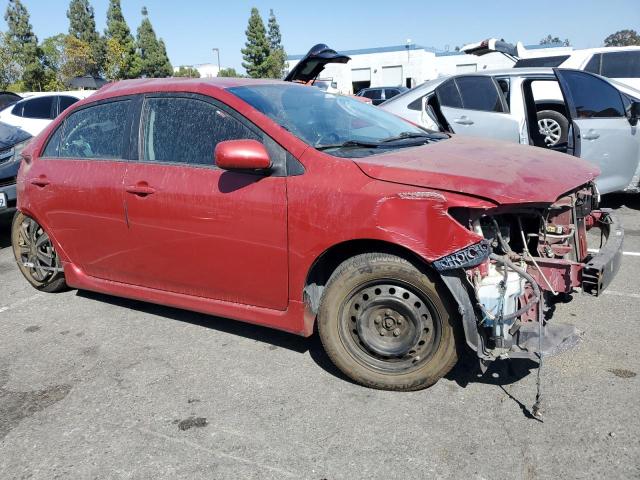1NXBU40E19Z048818 - 2009 TOYOTA COROLLA BASE წითელი ფოტო 4