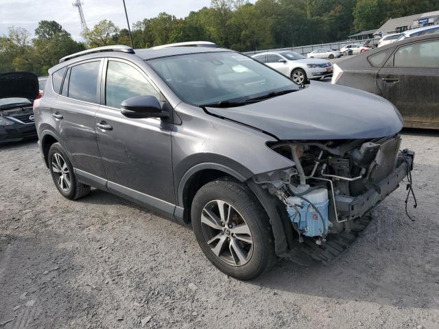 JTMRFREV2HJ110245 - 2017 TOYOTA RAV4 XLE GRAY photo 4