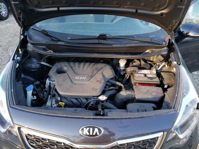 KNADN4A39E6326724 - 2014 KIA RIO EX BLUE photo 11