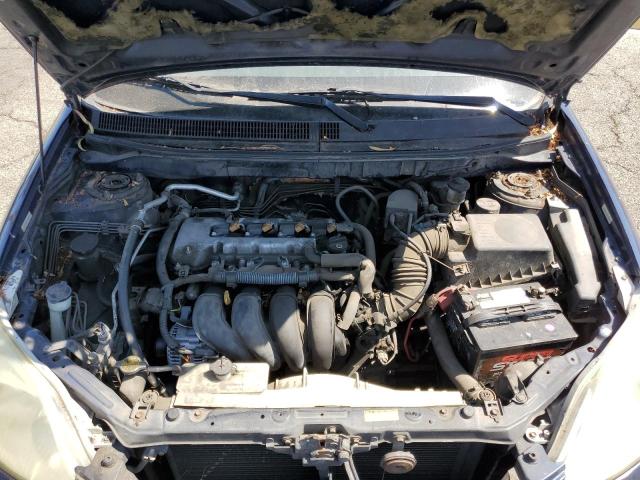 2T1KR32E53C087462 - 2003 TOYOTA COROLLA MA XR BLUE photo 11