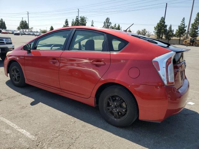 JTDKN3DU4D1724525 - 2013 TOYOTA PRIUS წითელი ფოტო 2