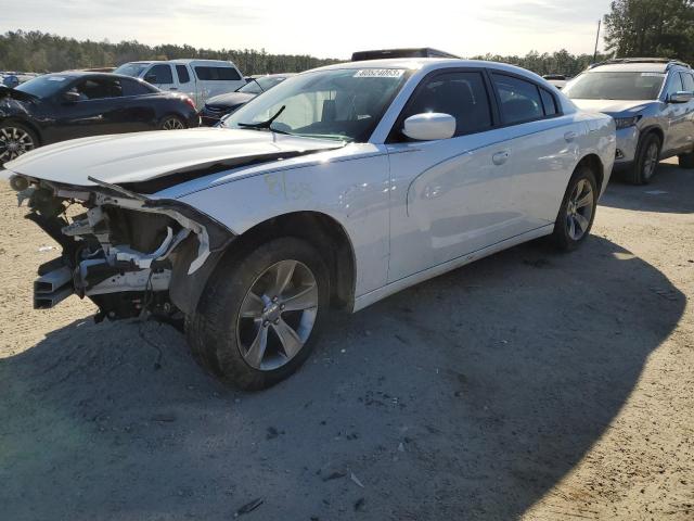 2C3CDXHG7HH504925 - 2017 DODGE CHARGER SXT WHITE photo 1