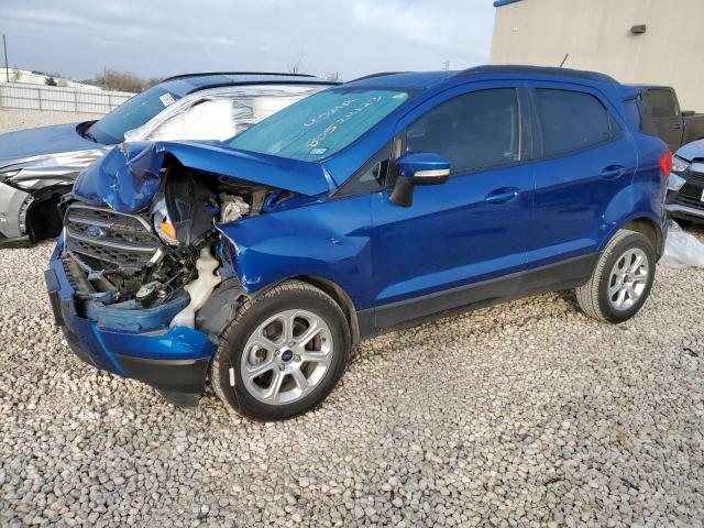 MAJ3S2GE5KC273513 - 2019 FORD ECOSPORT SE BLUE photo 1