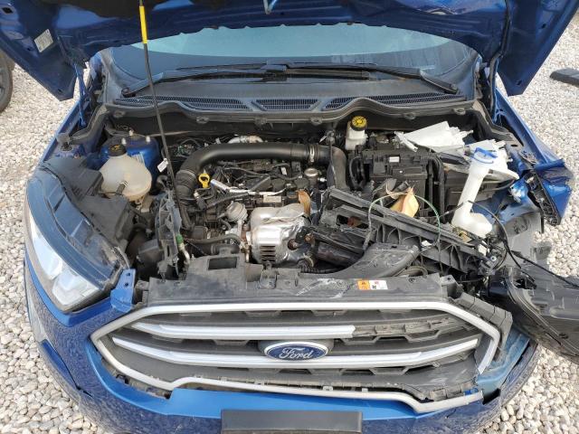 MAJ3S2GE5KC273513 - 2019 FORD ECOSPORT SE BLUE photo 11