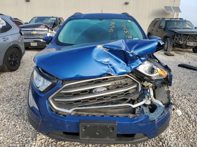MAJ3S2GE5KC273513 - 2019 FORD ECOSPORT SE BLUE photo 5