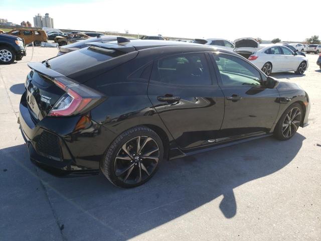 SHHFK7H40JU239389 - 2018 HONDA CIVIC SPORT შავი ფოტო 3