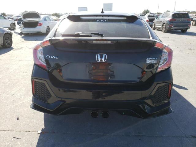 SHHFK7H40JU239389 - 2018 HONDA CIVIC SPORT შავი ფოტო 6