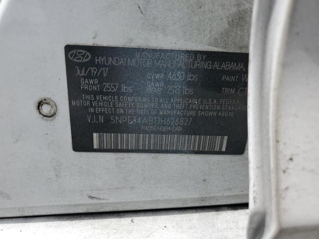 5NPE34AB1JH626827 - 2018 HYUNDAI SONATA SPORT WHITE photo 12