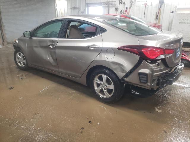 5NPDH4AE5EH461944 - 2014 HYUNDAI ELANTRA SE GRAY photo 2