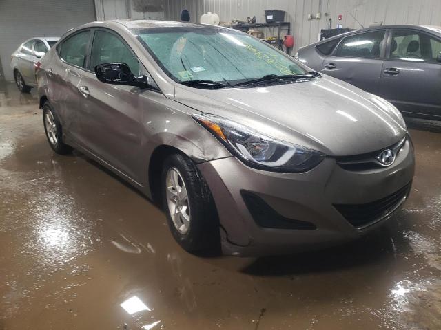 5NPDH4AE5EH461944 - 2014 HYUNDAI ELANTRA SE GRAY photo 4