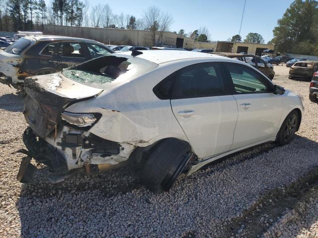 3KPF34AD7ME299879 - 2021 KIA FORTE GT LINE WHITE photo 3