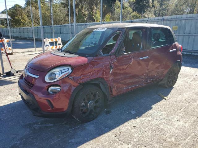 ZFBCFADH4GZ037594 - 2016 FIAT 500L TREKKING BURGUNDY photo 1