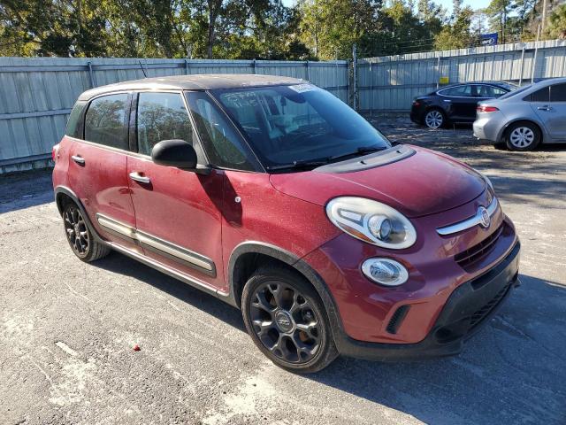 ZFBCFADH4GZ037594 - 2016 FIAT 500L TREKKING BURGUNDY photo 4