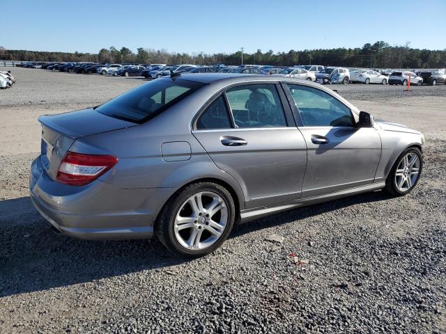 WDDGF56X29R052226 - 2009 MERCEDES-BENZ C 350 SILVER photo 3